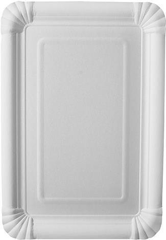 Produktbild Papstar Papp-Teller "pure" eckig, 165 x 230 mm, weiá, 25er (25 x)