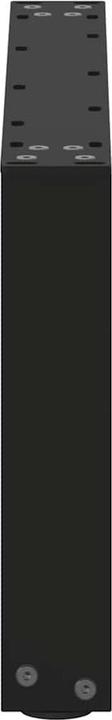 Produktbild VidaXL Couchtischbeine U-Form 2 Stk. Schwarz 70x(72-73) cm Stahl Tischbein