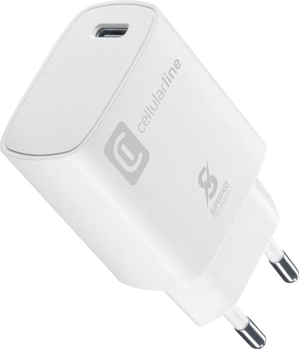Produktbild Cellularline Reiselader 25W USB Type-C ACHSMUSBCPD25WSMLW Micropack für Samsung (25 W)