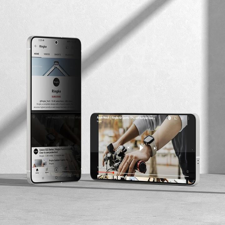 Image du produit Ringke Easy Slide 2er-Pack Sichtschutzglas für Samsung Galaxy S25 Edge (2 pièce(s), Samsung Galaxy S25 Edge)