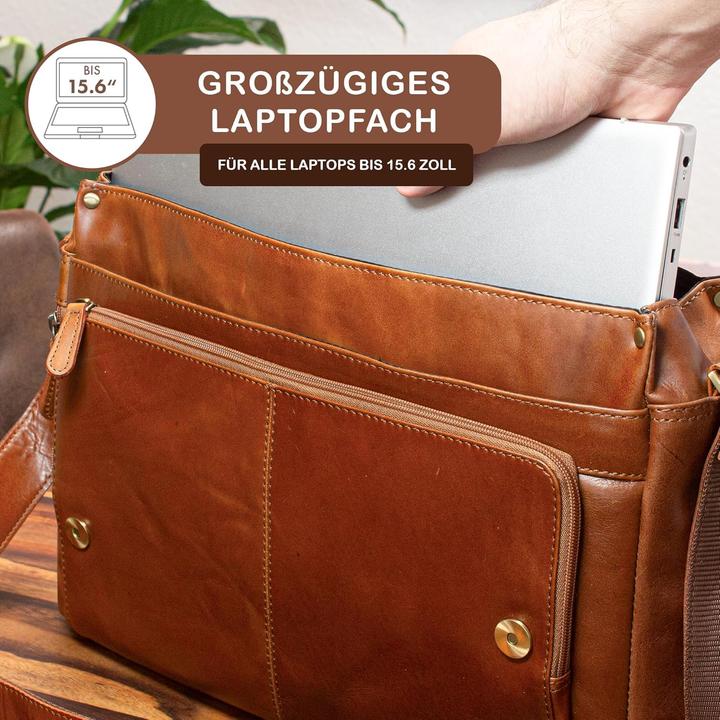 Actual product image Stilord Marlon - Herren Ledertasche