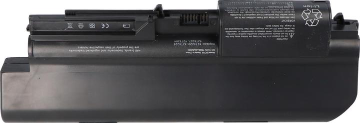 Actual product image AccuCell Battery suitable for IBM/Lenovo ThinkPad R400 series, Li-Ion, 10.8V, 7800mAh, 84.2Wh, black (7800 mAh)