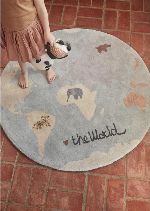 Immagine prodotto Oyoy Il tappeto tufted World (120 x 120 cm)