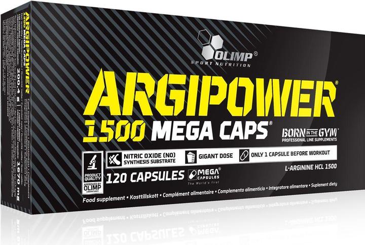 Olimp Sport Nutrition Argi Power Mega Caps (120 Caps, 180g) (1 Stück, Kapseln, 180 g)