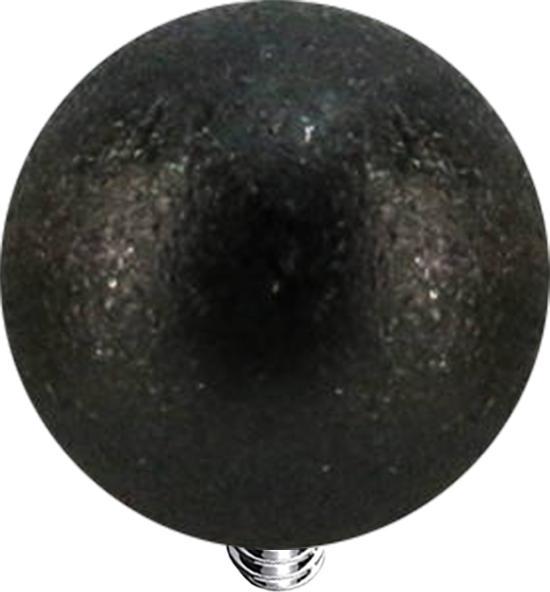 Star Piercing Dermal Anchor Kugel schwarz gesprenkelt (Chirurgenstahl 316L, ohne Messing)