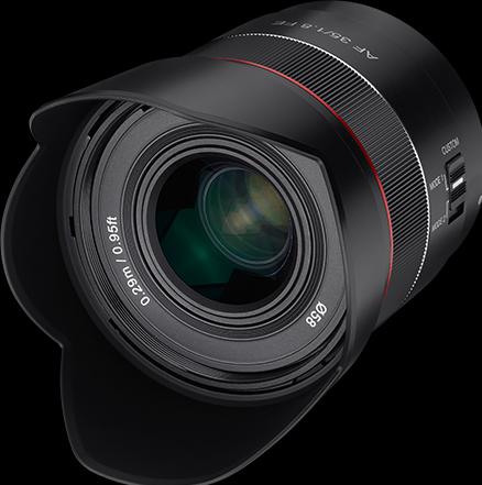 Actual product image Samyang AF 35mm f/1.8 FE (Sony E, full size)