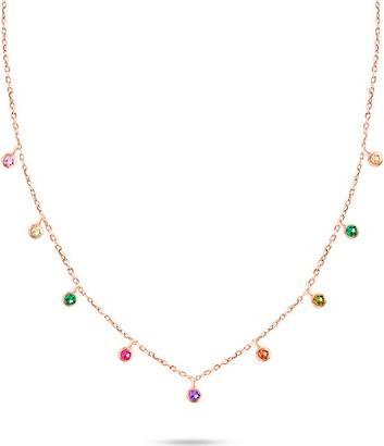 Immagine prodotto Brilio Collana in argento e bronzo con zirconi colorati NCL60R