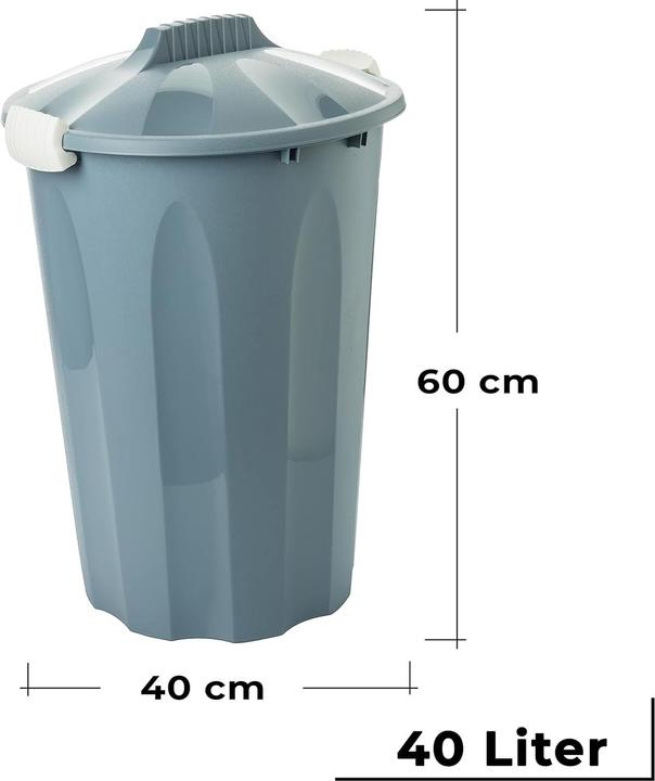 Produktbild 2friends 3er Set Mülltonnen mit Deckel (40 l)