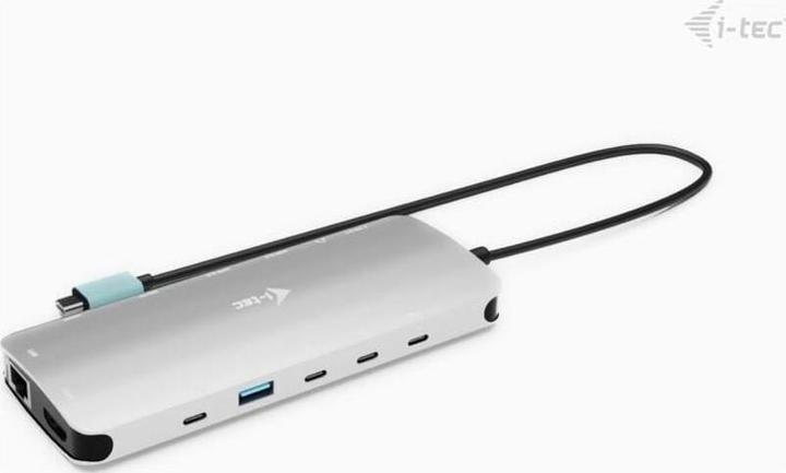 Actual product image i-tec USB-C Nano 3x LCD Dock (USB-C, 9 Ports)
