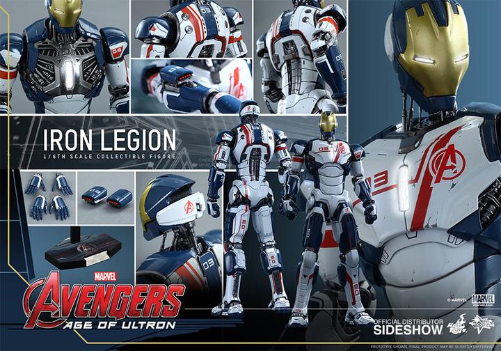 Actual product image Hot Toys Avengers - Age of Ultron "Iron Legion" 1/6 Scale Figure