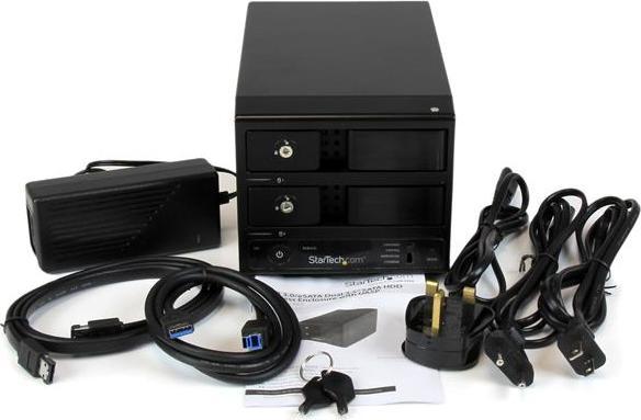 Actual product image StarTech ESATA/USB 3.0 2X HDD ENCLOSURE (3.5")