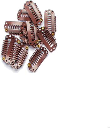 Seiseta Metall Clips braun 12 Stk. (Braun)