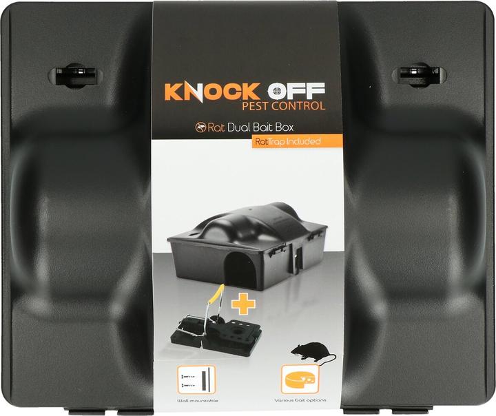 Knock Off Bait box rat/mouse Dual bait with rat trap