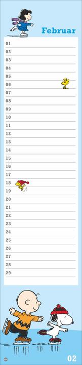 Produktbild Peanuts Geburtstagskalender (11 x 49 cm, Harter Einband, Deutsch)