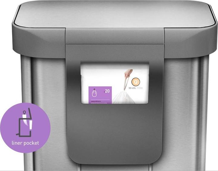 Image du produit Simplehuman Poubelle à pédale (55 l)