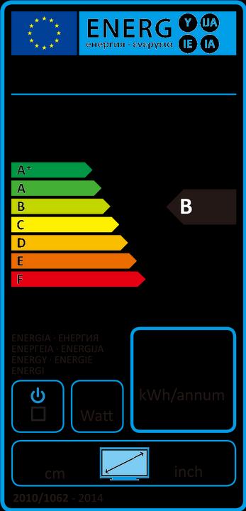 Energy Label ASUS ROG Swift PG348Q (3440 x 1440 pixels, 34")