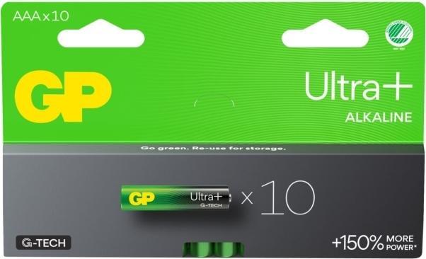 Image du produit GP Batteries GP Ultra Plus Pile alcaline AAA, 24AUP/LR03, 10-pack (10 pcs, AAA)