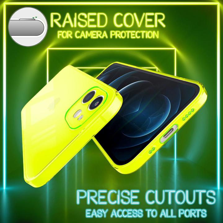 Produktbild Nalia Klare Neon Handyhülle (Apple iPhone 12 mini)