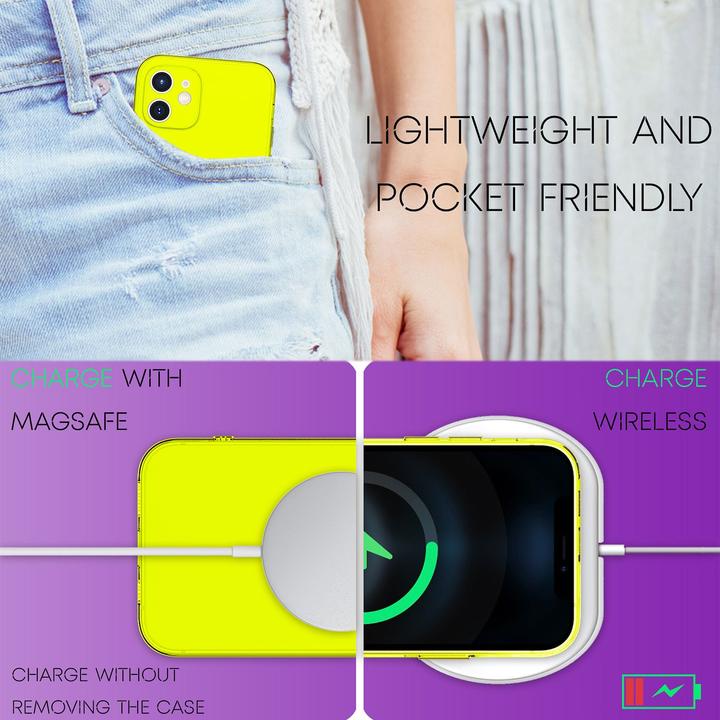 Produktbild Nalia Klare Neon Handyhülle (Apple iPhone 12 mini)