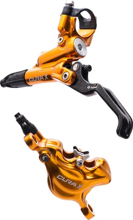 Actual product image Formula CURA X disc brake, VR/HR, 175cm, gold (Front wheel brake, Brake kit)