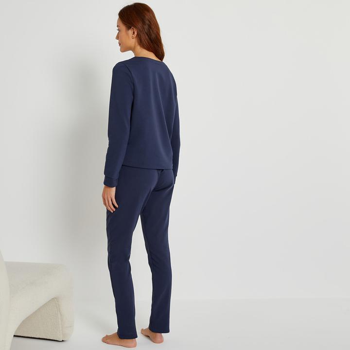 Image du produit La Redoute Collections Pyjama 2 pièces en sweatware (36, 38)