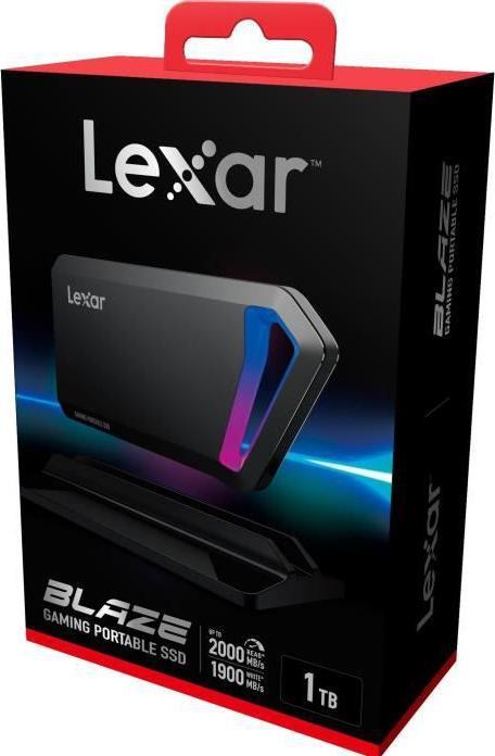 Productafbeelding Lexar Externe draagbare SSD 1TB USB3.2 Gen2*2 (1000 GB)