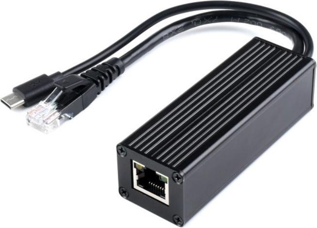 Produktbild WaveShare POE USB-C Splitter 5V/2.5A IEEE 802.3af