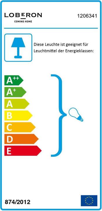 Label énergétique Loberon Chaise de plage (28 cm)