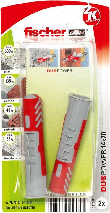 Fischer DuoPower 14x70 K (2). (2 Stk.)
