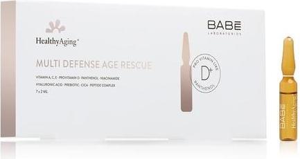 Actual product image Babé Laboratorios Laboratorios Babé Multi Defense Age Rescue Ampoules HealthyAging+ Regenerating Revitalising and Reju