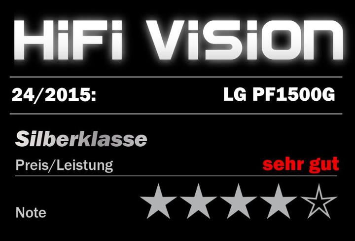 Produktbild LG Pf1500g (Full HD, 1400 lm, 1.4:1)