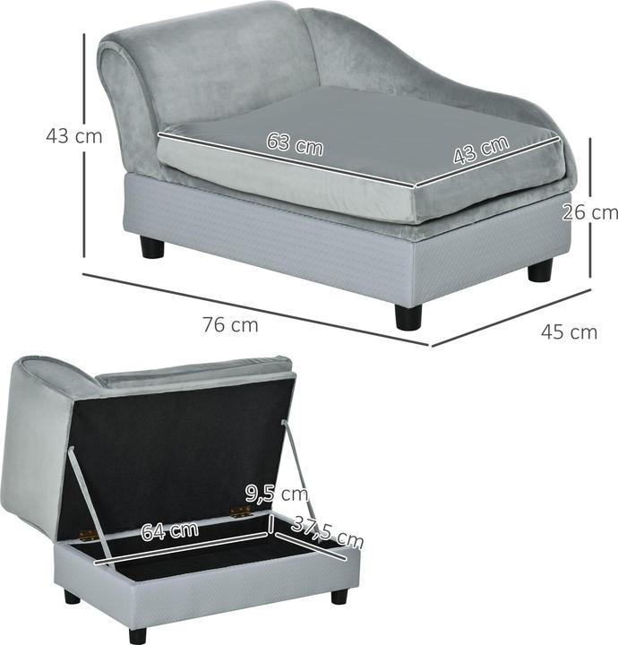 Produktbild PawHut Hundesofa (Hund)