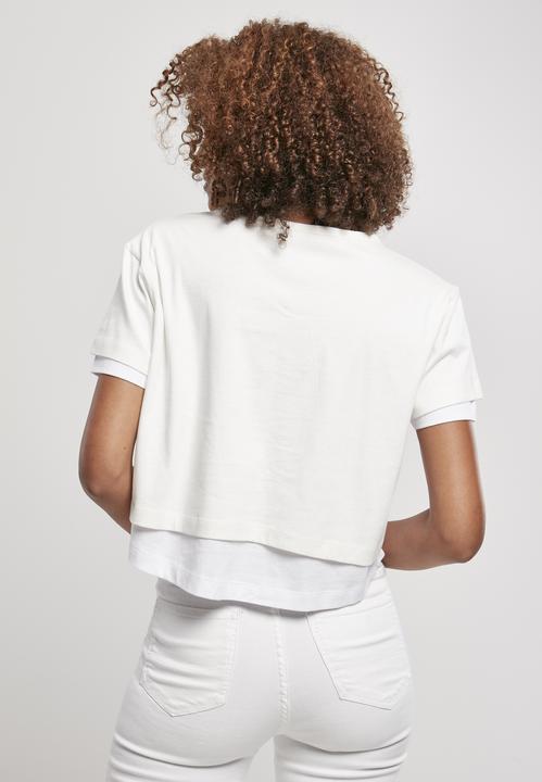 Actual product image Urban Classics Ladies Full Double Layered Tee (XS)