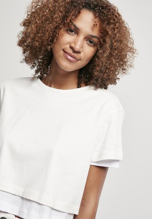 Actual product image Urban Classics Ladies Full Double Layered Tee (XS)