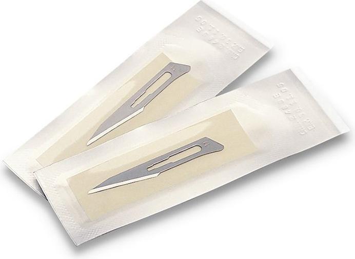 Actual product image Bachmaier Scalpel blade no. 11 for scalpel handle - stainless steel (Replacement blade)