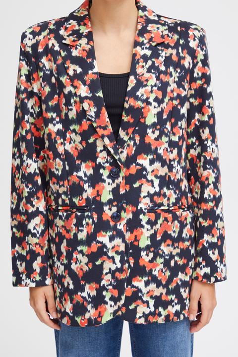 Actual product image Ichi IHKATE PRINT OVERSIZE BL 20120502 (L)