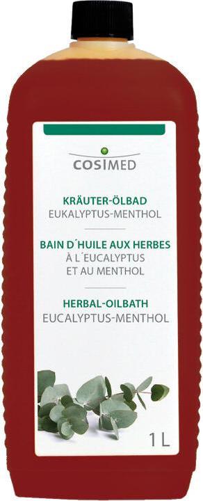 cosiMed Kräuter-Ölbad Eukalyptus-Menthol 1 Liter (1000 ml)