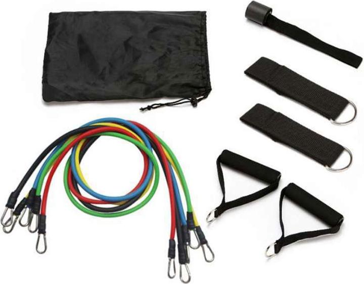 Gym Universe Resistance Fitness Band Set mit 11 Teilen (Leicht)