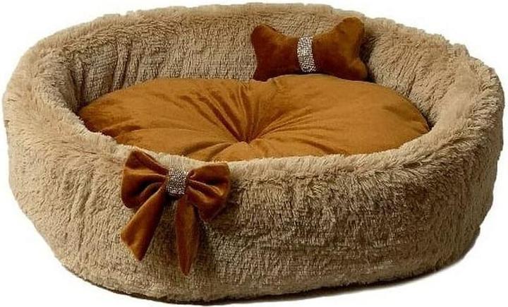Actual product image Go Gift Curly Camel XL Cave 65 x 60 x 18 cm (Cat, Dog)