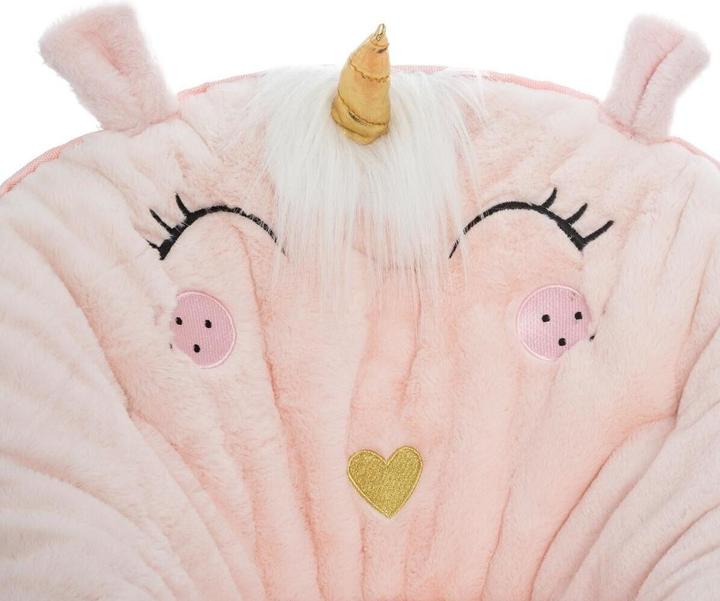 Produktbild Atmosphera Einhorn Klappsessel aus Stoff, hellrosa (Kinderstuhl)