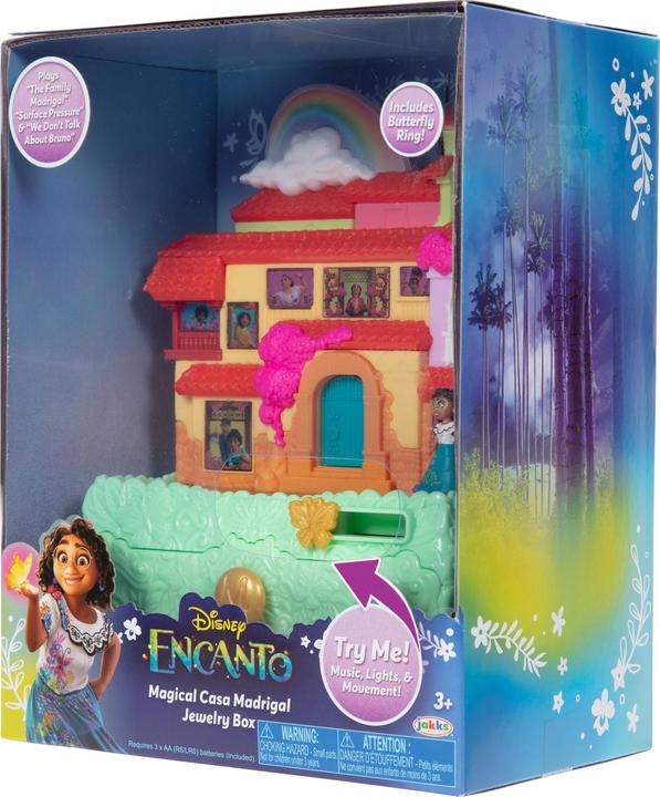 Immagine prodotto Jakks Pacific Encanto - Scatola portagioie della casa magica di Encanto (219514)