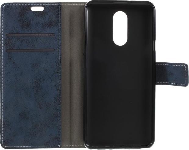 Actual product image MU Style Vintage Leather Bookcover Series (LG Q Stylus, LG Stylo 4)