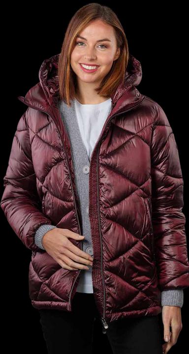 Save the Duck Kimia Hooded Jacket Burgundy Black