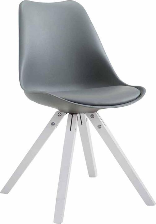 Produktbild Swisshandel24 4er Set Toulouse Kunstleder weiss Square