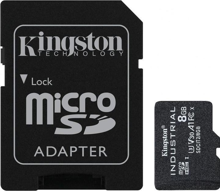 Produktbild Kingston Industrial (8 GB, SDHC, U3, UHS-I)