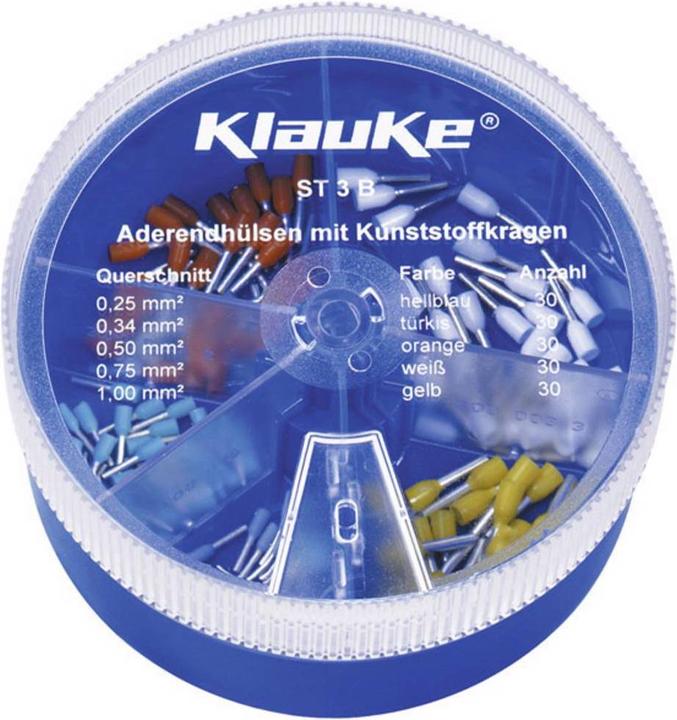 Klauke Wire end ferrules assortment 0.25 1 mm²
