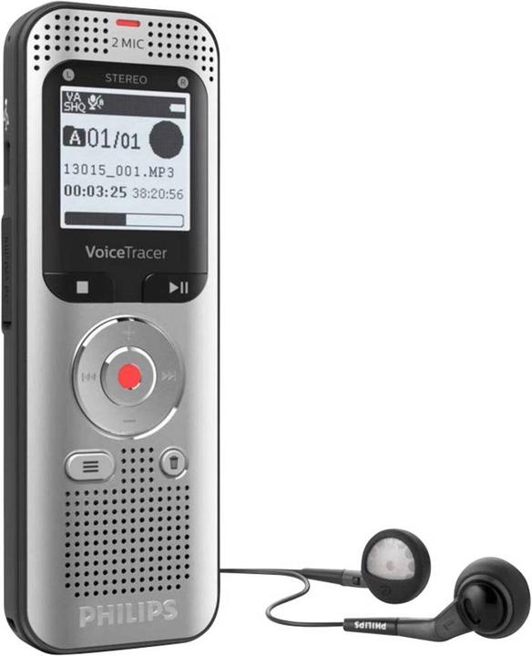 Actual product image Philips VoiceTracer digital dictation machine (8 GB)