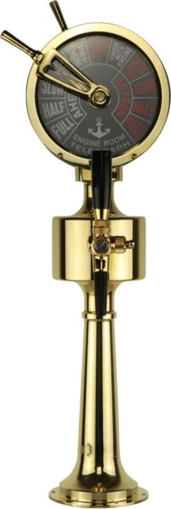 Actual product image Ich-zapfe Schanksäule - modell Maschinentelegraph, aus poliertem Messing, 1 leitig