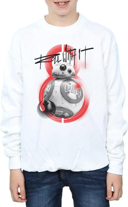 Produktbild Star Wars The Last Jedi BB8 Roll With It Sweatshirt Jungen (140, 146)