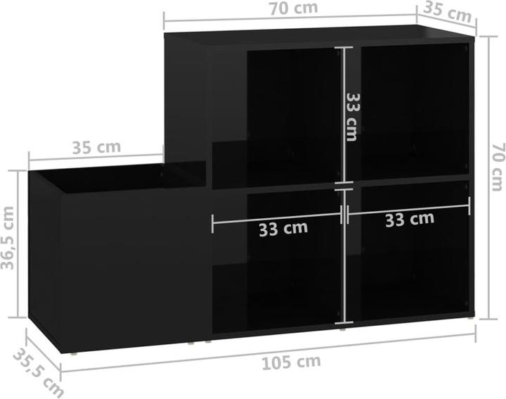 Actual product image VidaXL Kamila (105 x 35.5 x 70 cm)